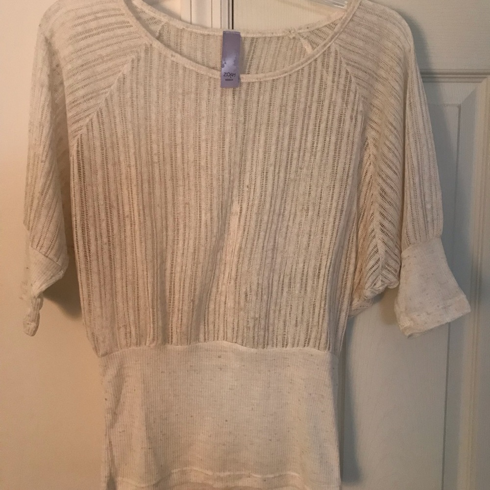 Short Sleeve Lacey Top
